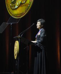 Xiaowei Zhuang at National Inventors Hall of Fame Induction Ceremony